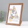 Photo frame wood 15x21 cm, mocha (plastic screen)