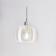 Suspended Citilux Virta CL139012, 12x10x25 cm, 1x60W, E14, gray color.