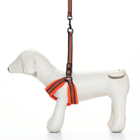 The ammunition kit is soft, reflective, leash 120 x 1.5 cm, Osh 35-53 cm, orange-1
