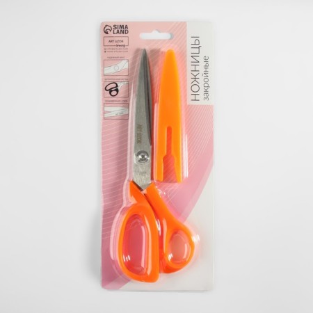 Scissors are universal, mowed blade, in a scabbard, 8 ", 20.5 cm, color mix-5