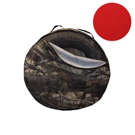 A set of wheel storage covers 680x230 mm, Oxford 600, red