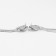 Hanging earrings "Waterfall" 4 threads, silver color