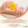 Massage ball Ø8 cm, yellow color, crumb I