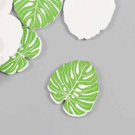 Decor for creativity tree "Palm leaves" set of 20 pcs 2.5x2.8 cm