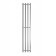 Electric Dvin heated towel rail X-4 Plaza Neo, 1200x180 mm, dimmer, polished