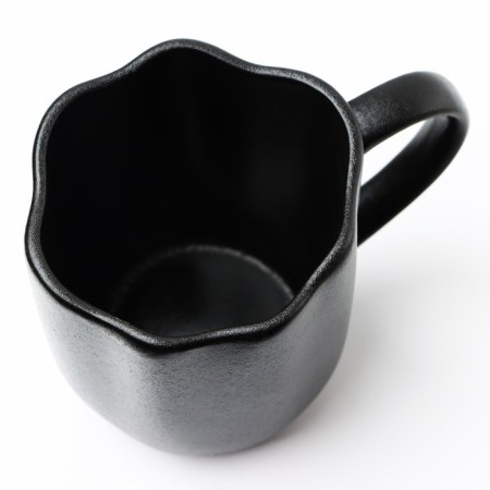 Ceramic Norovny Territory Coram "Black", 350 ml, black color-5