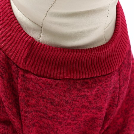 Melange sweater, size M (DS 23 Osh 28, OG 37 cm), Red-3
