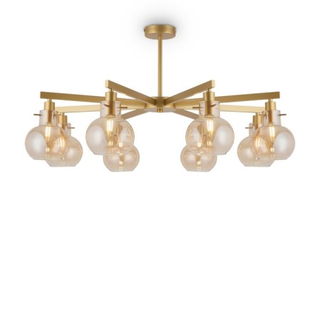 Chandelier 60W, 8XE14, 39.5x80 cm, gold