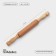 Rockbrush with rotating handles, 40 × 4.2 cm, beech