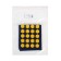 Iplikator-river, the basis of Spanbond, 40 modules, 14 × 32 cm, dark blue/yellow color