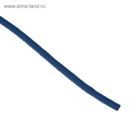 Shoes for shoes, steam, round, with a latch, elastic, d = 3 mm, 100 cm, blue color-2