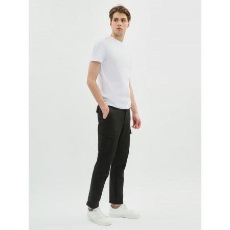 Sports male pants, size 48, black color-4