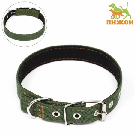 Sprinkle collar with lining, 58 x 2.5 cm, khaki-1