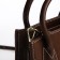 Bag Women's Tout with zipper, brown color