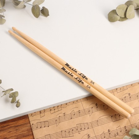 A set of drummer Music Life: Training PED, D-8 inches + drum sticks, blue-3