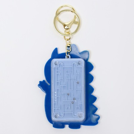 Dino-puzzle with a calculator, on a keychain, Mix color-6