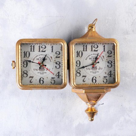 Watching double -sided watches, on the suspension "street lantern", a smooth move, 40 x 31 cm-4
