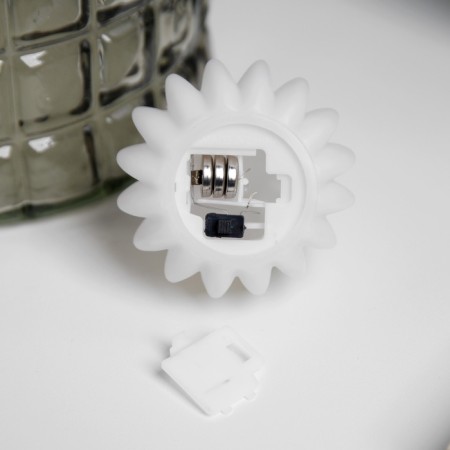 LED figure "Candle Balls" 6x6 cm, batteries AG13x3 (included), glow warm white-2