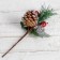 Decor "Winter charm" berries and needles, 20 cm