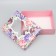 Gift box, packaging, "peonies", 32 x 24 x 9 cm
