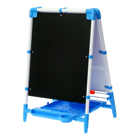 Molbert is a children's two -sided “Knowledge Board”, is regulated in height, + educational supplies, the color of the blue-8
