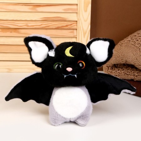 Soft toy "bat", 23 cm, black color