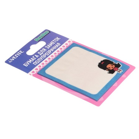 Block with a sticky edge of 73 x 74 mm, Devente Niconico, 30 sheets, 4 colors, mix-5