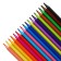 Pencils colored plastic 18 colors Gamma "Cartoons", sharpened, PVC, euro suspension 251220212