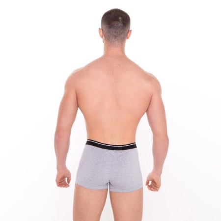 Men's panties "Shark", color gray melange, size 48-4