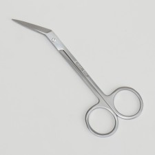 Scissors pedicure, curly, bent, wide, 12 cm