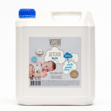 Liquid soap baby Vestar, canister, 5 liters