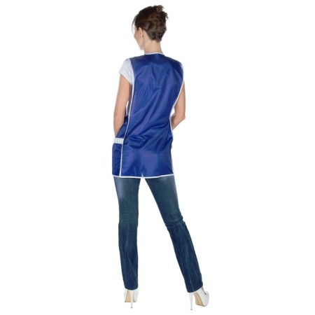 Apron Sarafan on the zipper nylon, p. 56, height 158-164 cm, color Vasilek-3