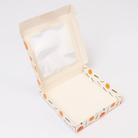Gift box team with the window "Let dreams come true", 16 x 16 x 3 cm-4