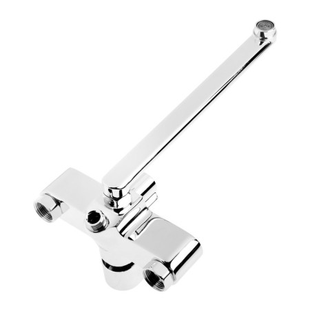 Accoona A7112 bath mixer, single -leaf, divertor in the case, with a shower set, chrome-1