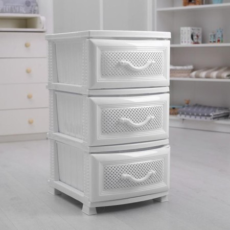 Loskod 3-section "dolphin", white color