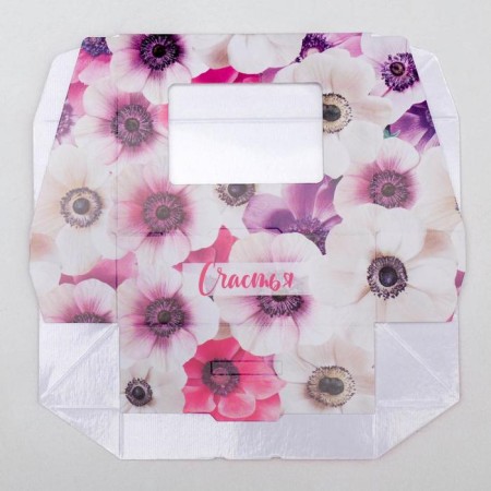 Confectionery packaging, a box of lamination "Happiness", 10 x 8 x 3.5 cm-2