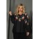 Female blouse, size 54, black color