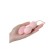 Intimate simulator 2 in 1 Eromantica ZEFYR silicone, pink color, 17.3 cm