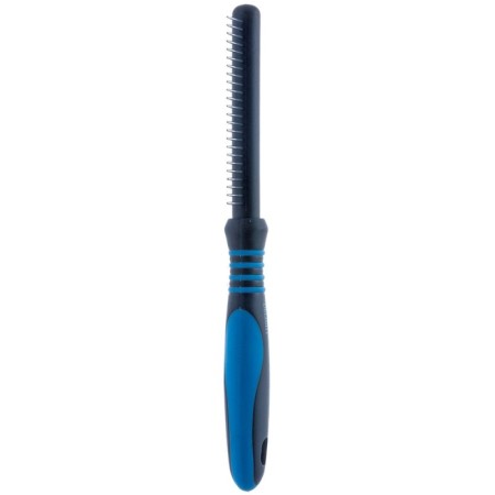 Delight comb, with rings, 24 teeth 20 mm, black and blue-1