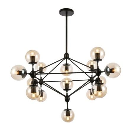 Ceiling EVOLUCE lamp. Sle154903-15. Lacotta. 15x40 watts, E27, 120x120x130 cm, black color