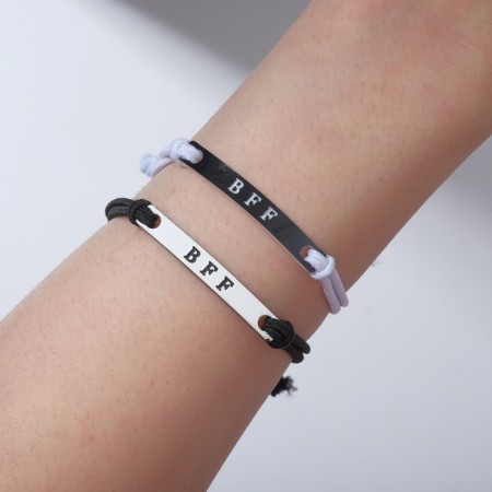 Buffs BFF, BEST FREEND FOREVER, Black and White color, 7 cm-2