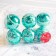 Set of balls plastic D-6 cm, 6 pcs "Christmas trees in the forest"