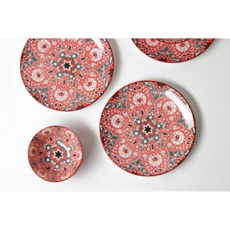 Basilnik ceramic shade "Javlon", 600 ml, d = 14.5 cm, red color-7