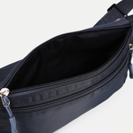 Lightning waist bag, outer pocket, USB connector, dark gray color-4