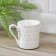 Porcelain shade mug "Estete. Gerda ", 350 ml, white color