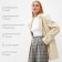 Women's jacket Minaku: classic beige color, rr 46-48