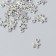 Decor for creativity Metal "Little Star" silver 0.8x0.9 cm