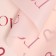 Film for flowers matte, "love", 0.57x10m, pink