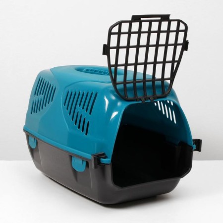 Carriage for animals "Sirius", 33.5 x 31 x 50 cm, turquoise color-3