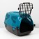 Carriage for animals "Sirius", 33.5 x 31 x 50 cm, turquoise color